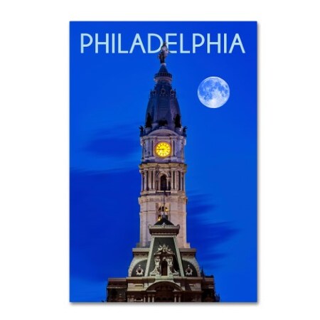 Lantern Press 'Philadelphia' Canvas Art,30x47